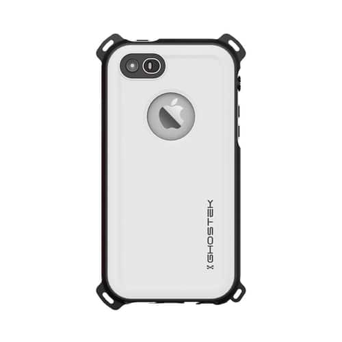 Ghostek - Nautical Protective Waterproof Case for Apple® iPhone® 5, 5s and SE - White - Larger Front