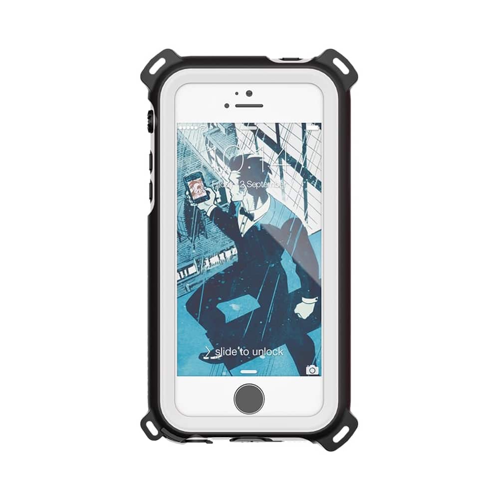 nautical protective waterproof case for apple iphone 5, 5s and se - white nautical protective waterproof case for apple iphone 5, 5s and se - white