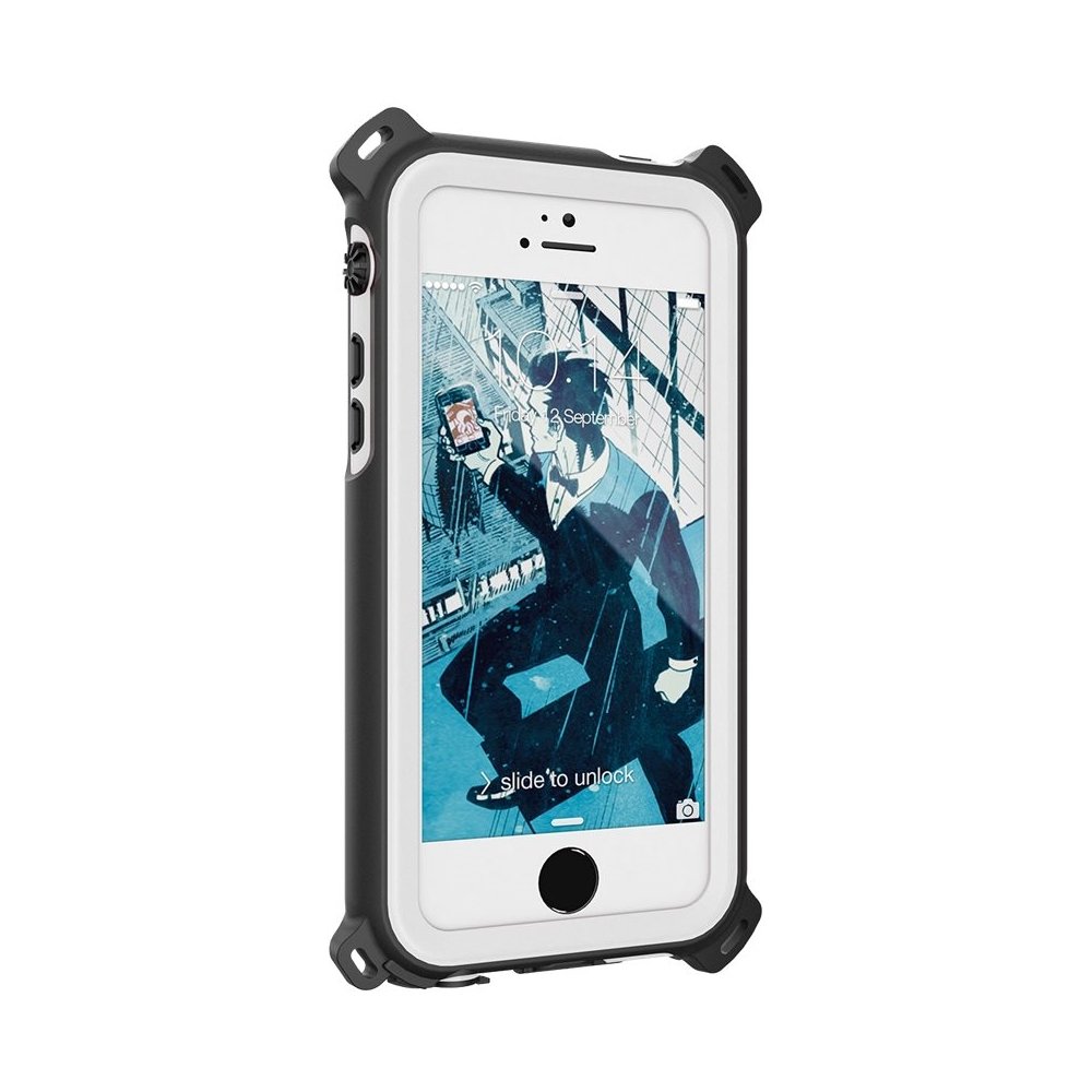 nautical protective waterproof case for apple iphone 5, 5s and se - white