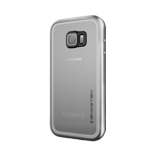 Ghostek - Atomic Protective Waterproof Case for Samsung Galaxy S6 - Silver - Larger Front