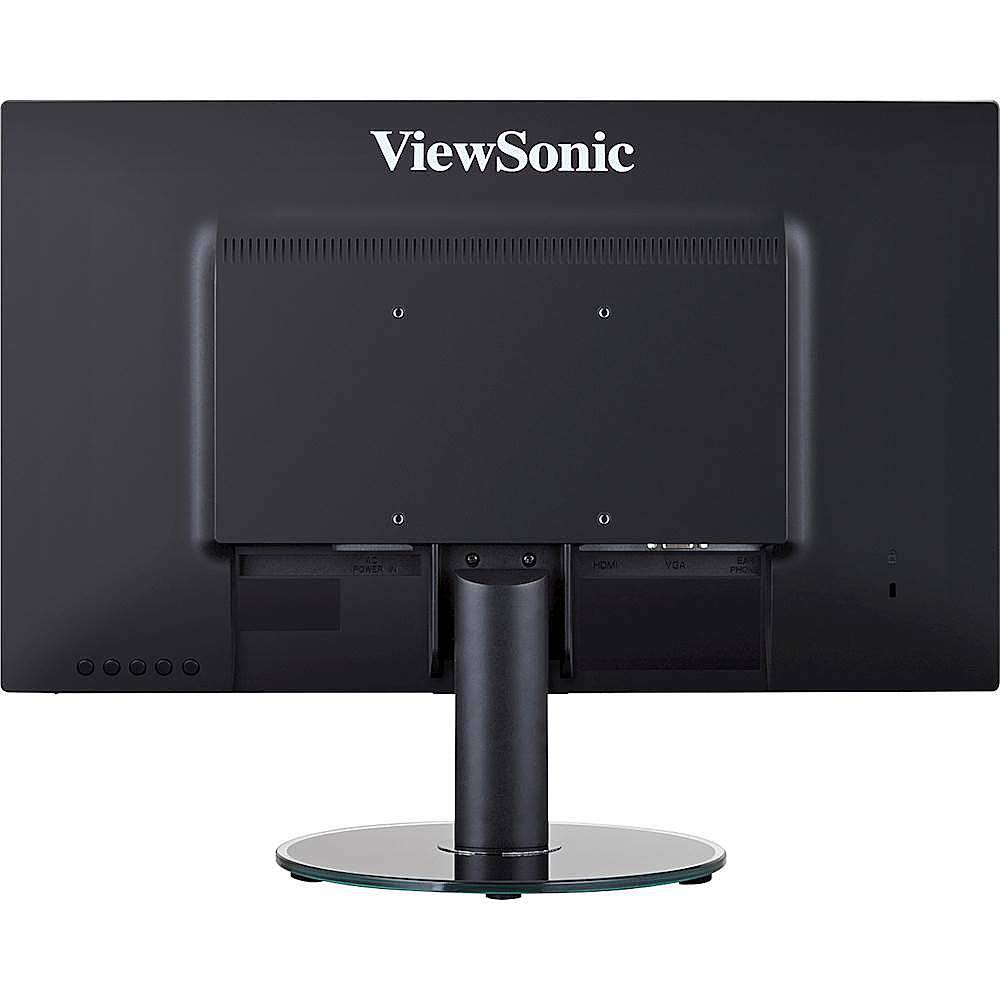Back View: Lenovo - ThinkVision T2224d 21.5" LED FHD Monitor - Black