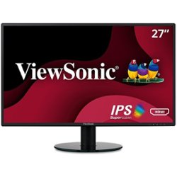 ViewSonic - VA2719-SMH 27" LCD FHD Monitor (VGA, HDMI) - Black - Front_Zoom