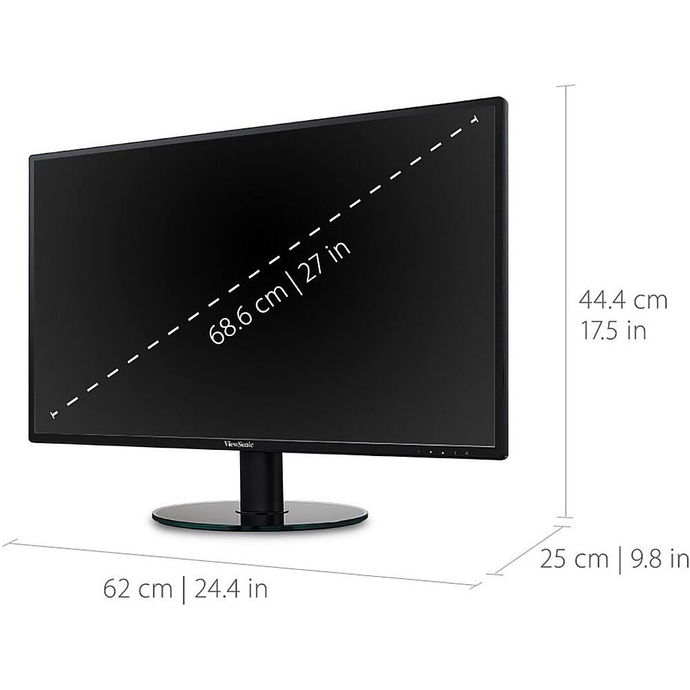 Best Buy: ViewSonic VA2719-SMH 27" LCD FHD Monitor (VGA, HDMI) Black ...