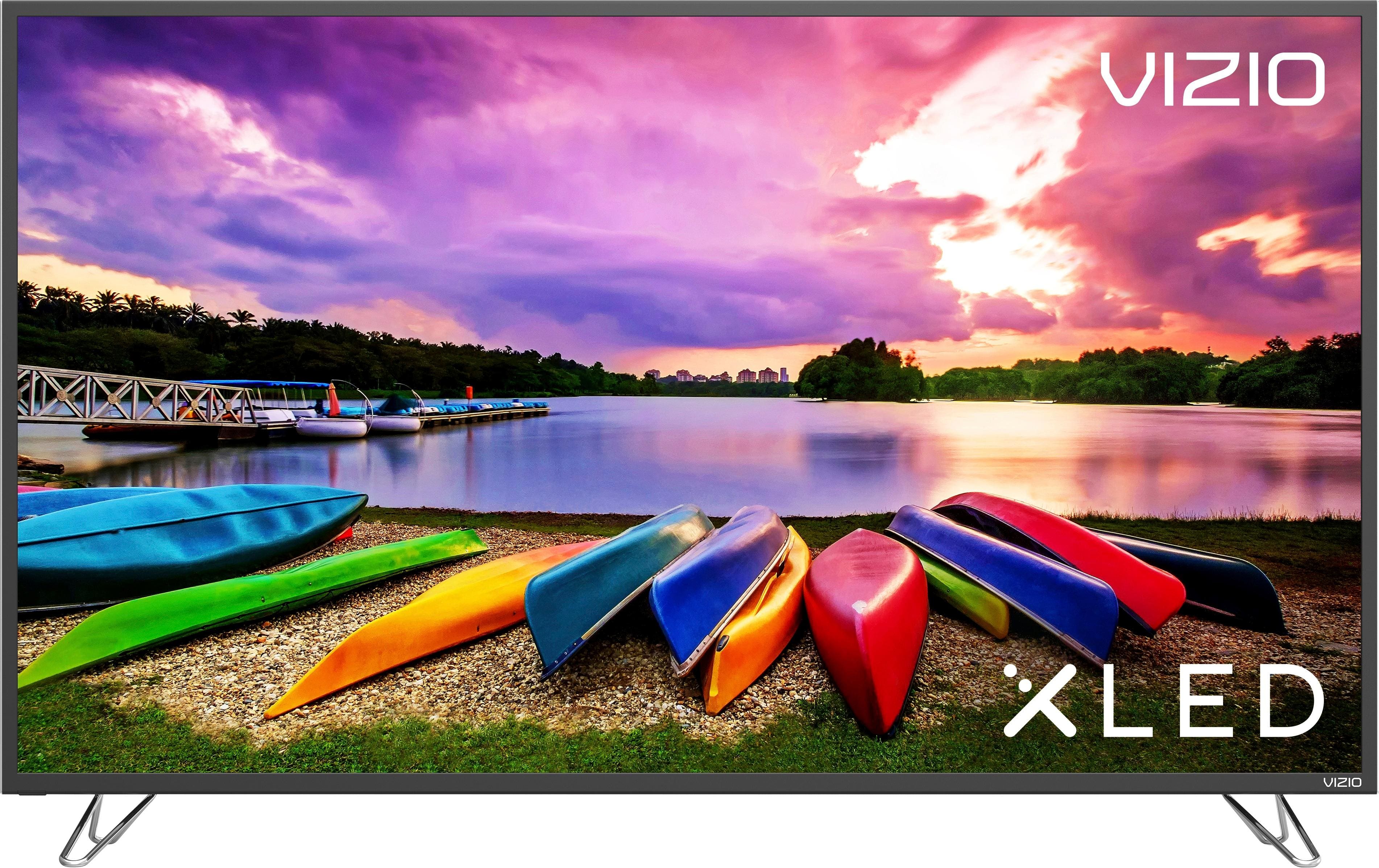 VIZIO - 55" Class (55" Diag.) - LED - 2160p - Smart - 4K UHD Home Theater Display with High Dynamic Range - Larger Front