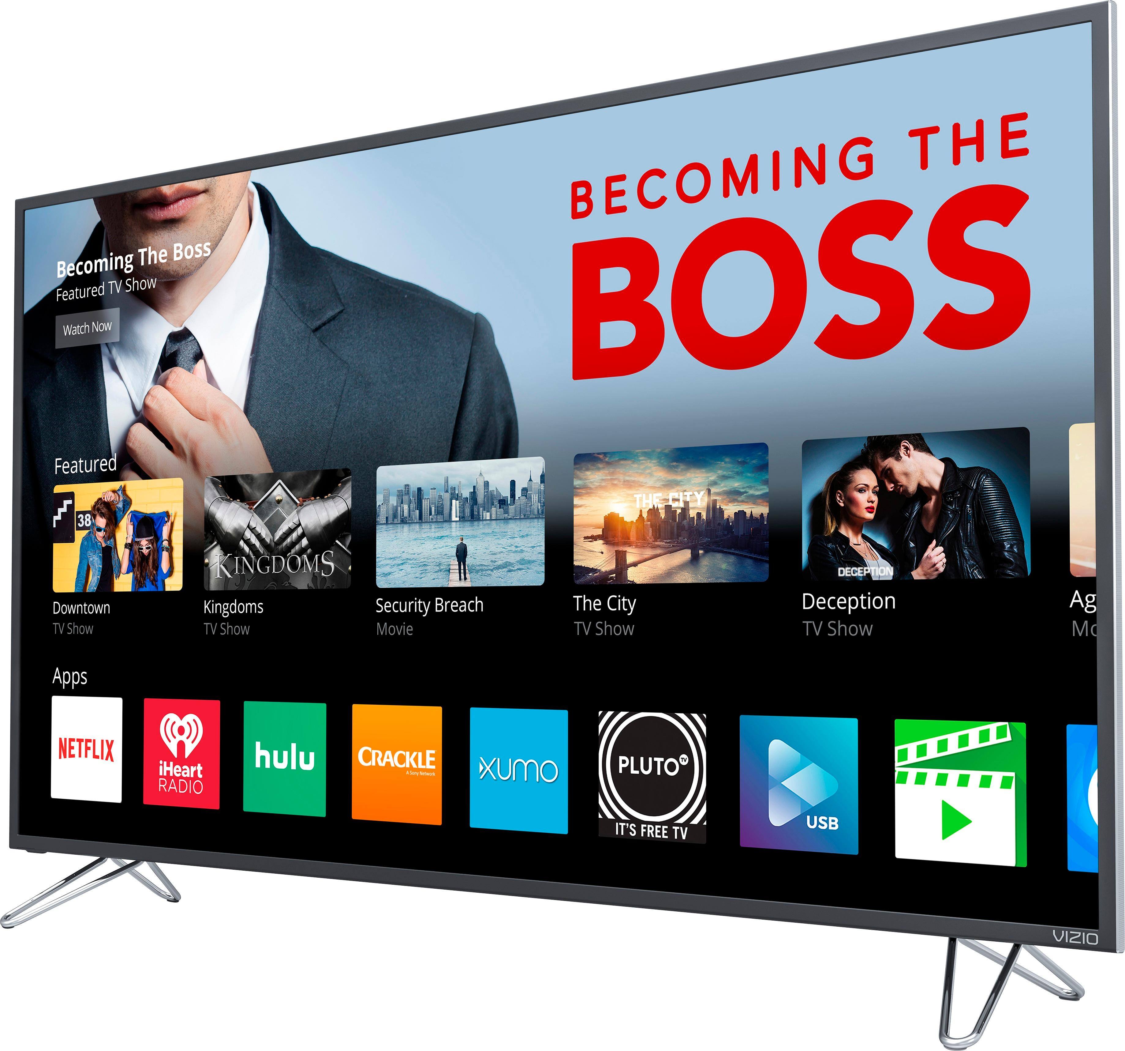 Left. VIZIO - 65" Class - LED - M-Series - 2160p - Smart - Home Theater Display with HDR - Black.