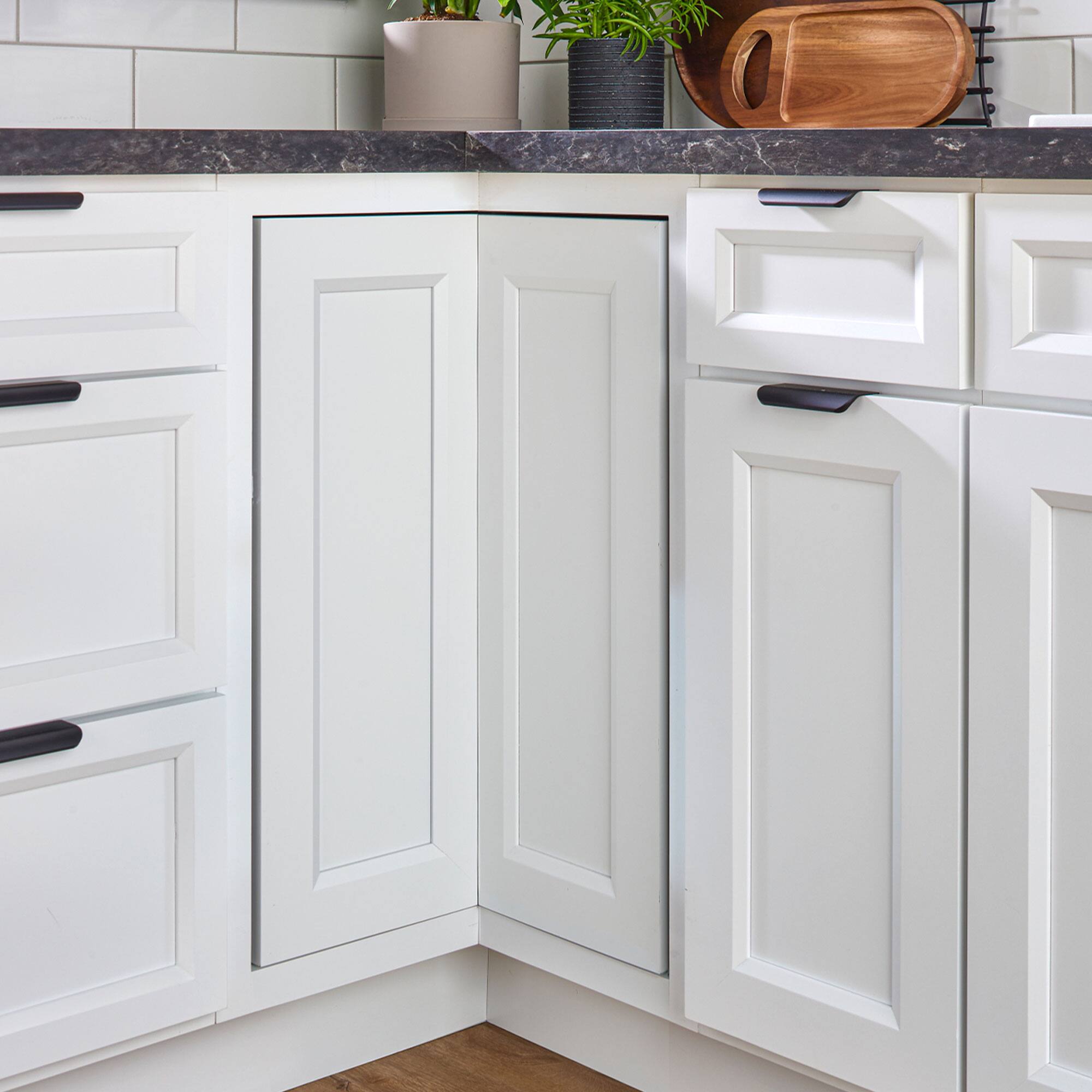 Alt View 7. Rev-A-Shelf - Rev-A-Shelf 28'' Lazy Susan Pie-Cut Polymer Two-Shelf, White, LD-2942-28-11-1 - White.