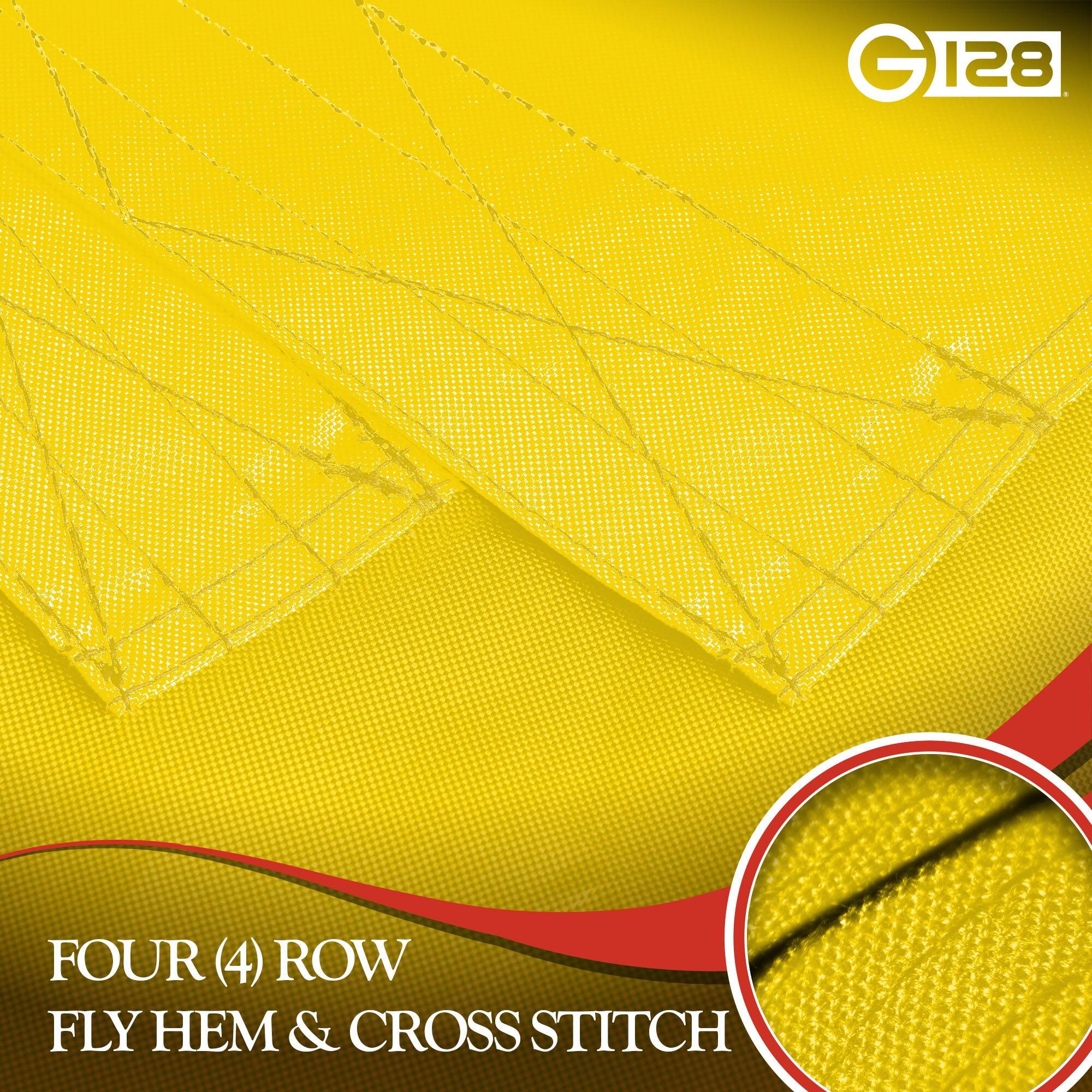 GI28 G 128 FOUR (4) ROW FLY HEM & CROSS STITCH