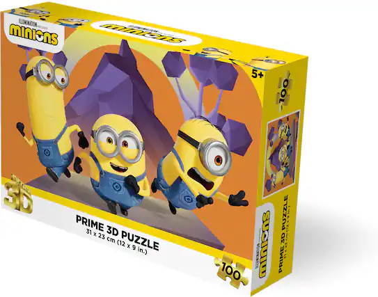 ILLUMINATION PRESENTS MINIONS
PRIME 3D PUZZLE
31 x 23 cm (12 x 9 in.)
100 PIECES