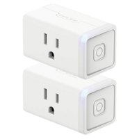 TP-Link - Kasa Smart Wi-Fi Plug Mini (2-Pack) - White - Front_Zoom