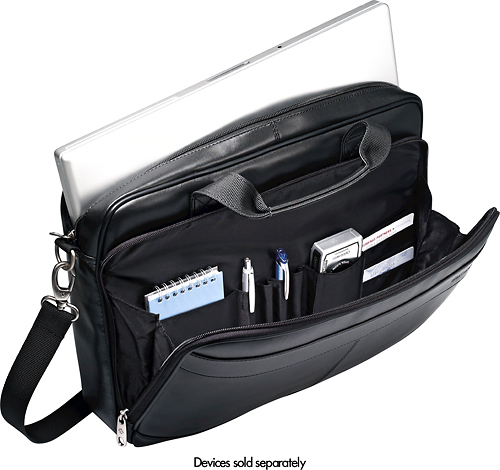Best Buy: Samsonite Leather Slim Laptop Briefcase for 15.6