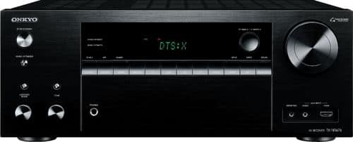 Onkyo - TX 7 2-Ch Hi-Res Network-Ready 4K Ultra HD and 3D Pass-Through A/V Home Theater Receiver - Black