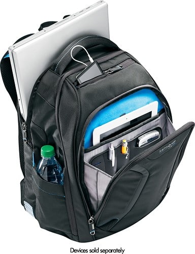 Alt View Standard 1. Samsonite - VizAir Laptop Backpack - Black/Blue.