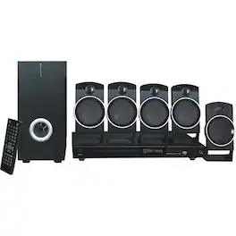 Naxa - Refurbished Excellent - DVD Home Theater System - Black