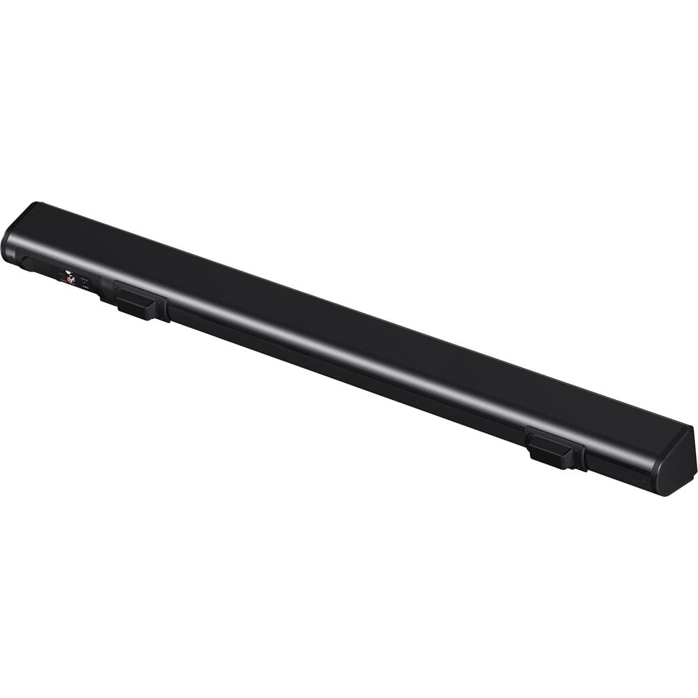 Back. naxa - 2.0-Channel Soundbar with 20-Watt Digital Amplifier - Shiny black.