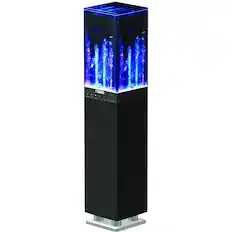 Front. Naxa - Powered Wireless Floor Speaker (Each) - Black.