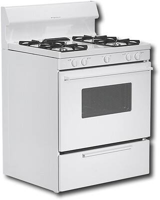 Angle Standard. Frigidaire - Freestanding Gas Range - White.
