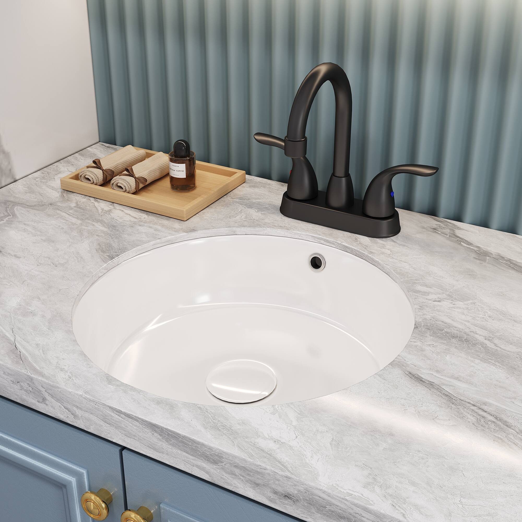 Left. Bothwa Home - Bothwa Home BF-SL02011K05-MB 13 - Inch Avalon Two Handle Bathroom Faucet in Matt Black Finish - Matt Black.