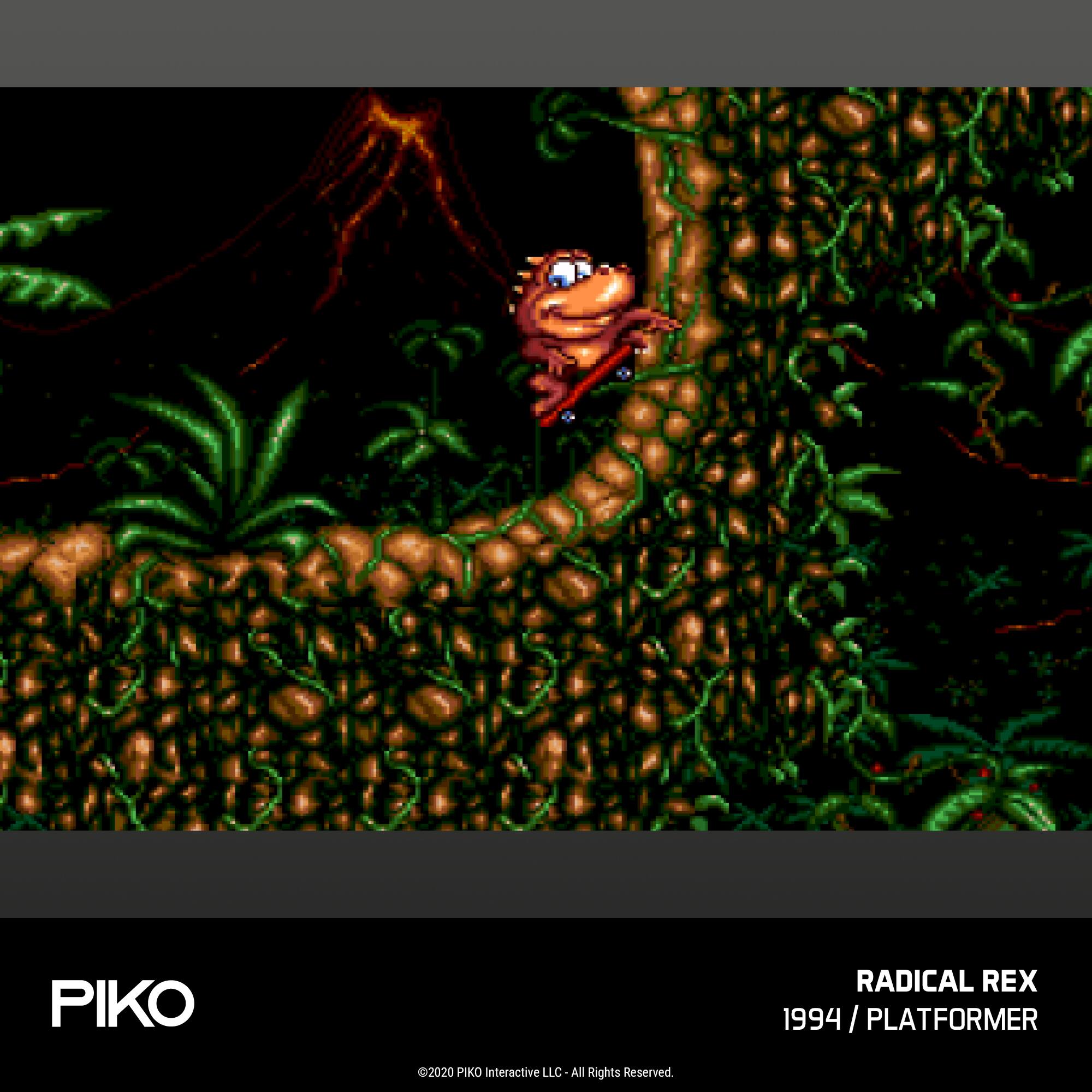 PIKO  
RADICAL REX 1994 / PLATFORMER  
©2020 PIKO Interactive LLC - All Rights Reserved.
