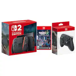 Switch 2 Console with Pokemon Legends Z-A and Pro Controller Bundle