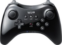 Front Zoom. Pro Controller for Nintendo Wii U - Black.