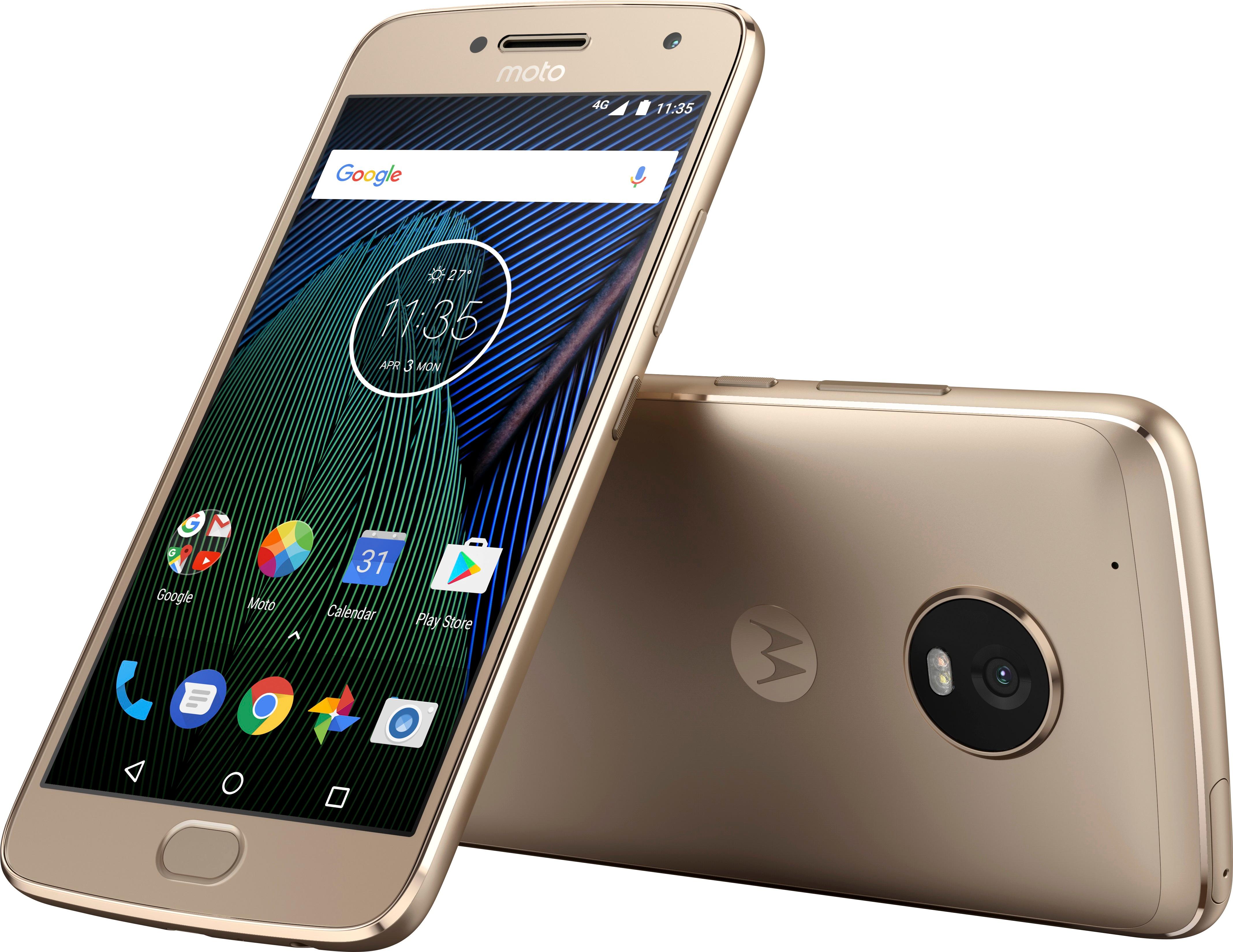 radium Maken Atlantische Oceaan Best Buy: Motorola Moto G Plus (5th Gen) 4G LTE with 32GB Memory Cell Phone  (Unlocked) Fine Gold 01111NARTL