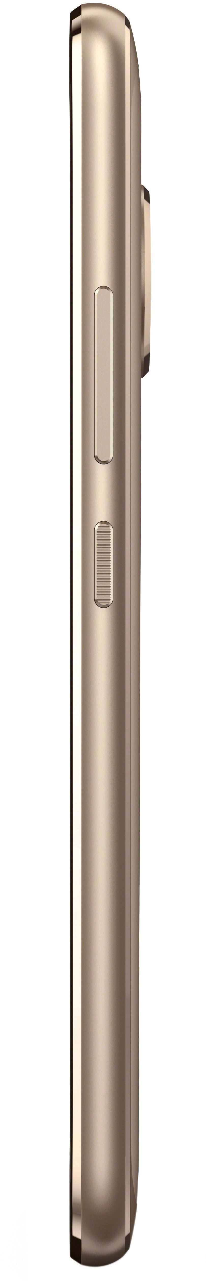 Alt View 2. Motorola - Moto G Plus (5th Gen) 4G LTE with 32GB Memory Cell Phone (Unlocked) - Fine Gold.