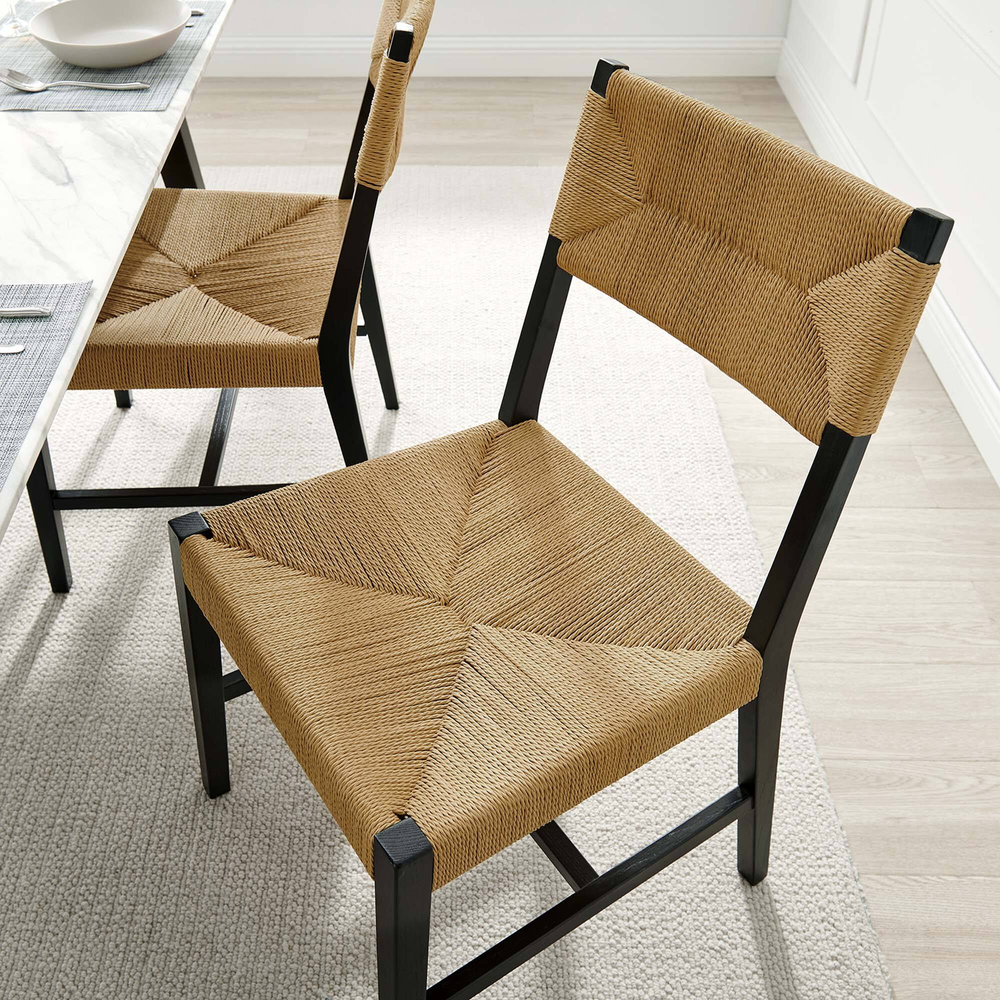 Alt View 6. Modway - Bodie Wood Dining Chair by Modway - White.
