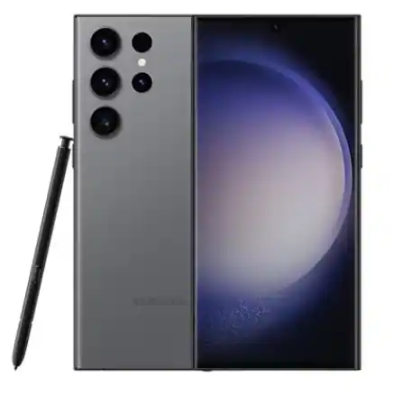 Front. Samsung - Samsung Galaxy S23 Ultra 512GB S918U Unlocked - Graphite.