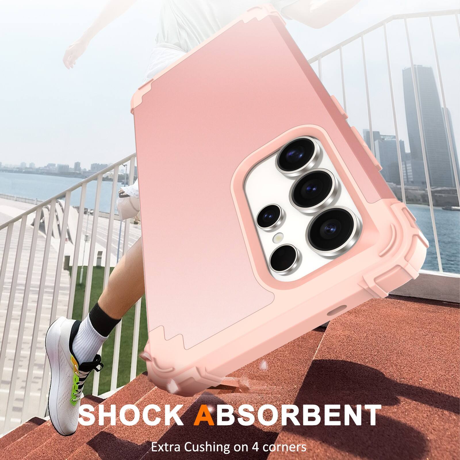 SHOCK ABSORBENT  
Extra Cushing on 4 corners
