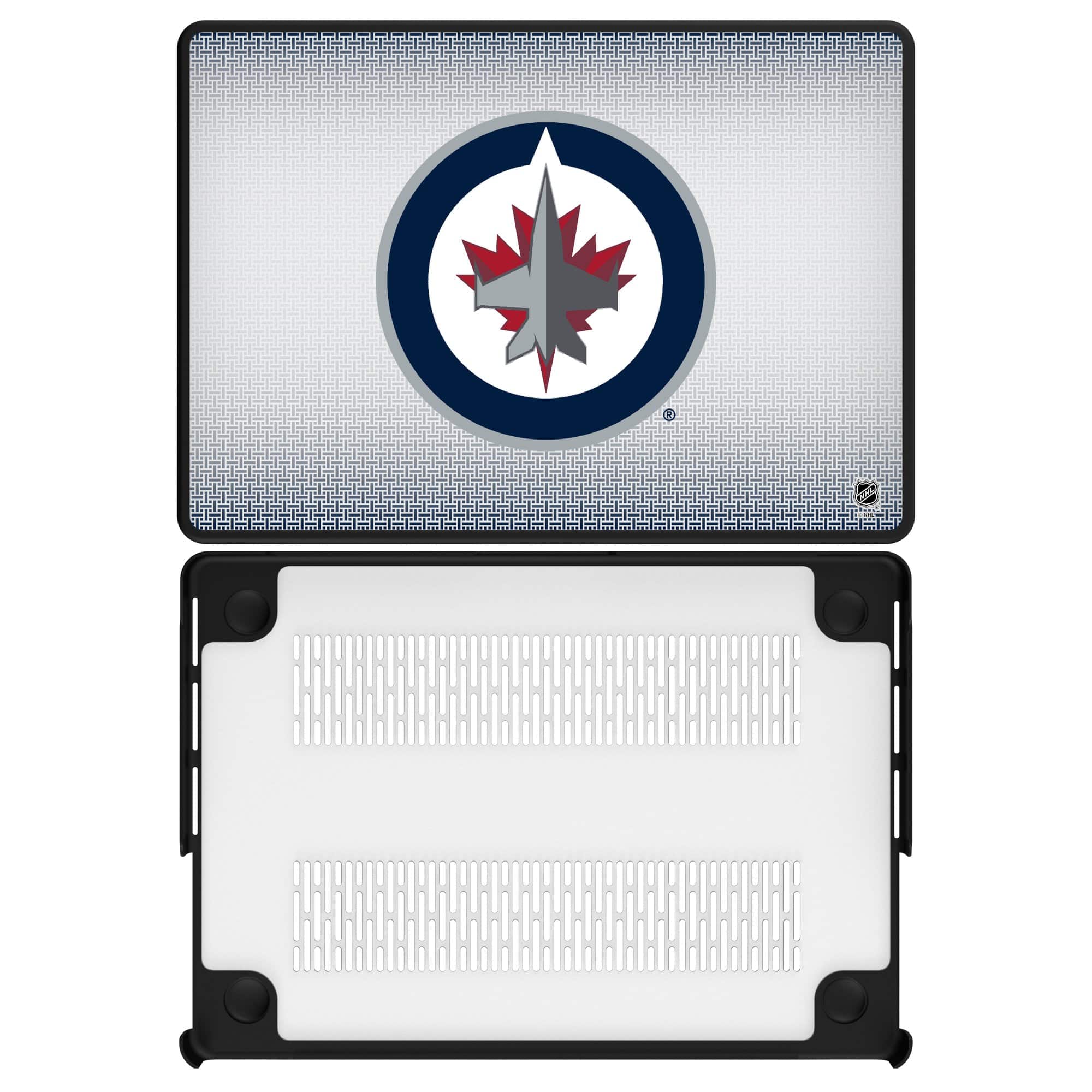 Keyscaper - Winnipeg Jets Linen MacBook Case - Air 15 in - Multicolor