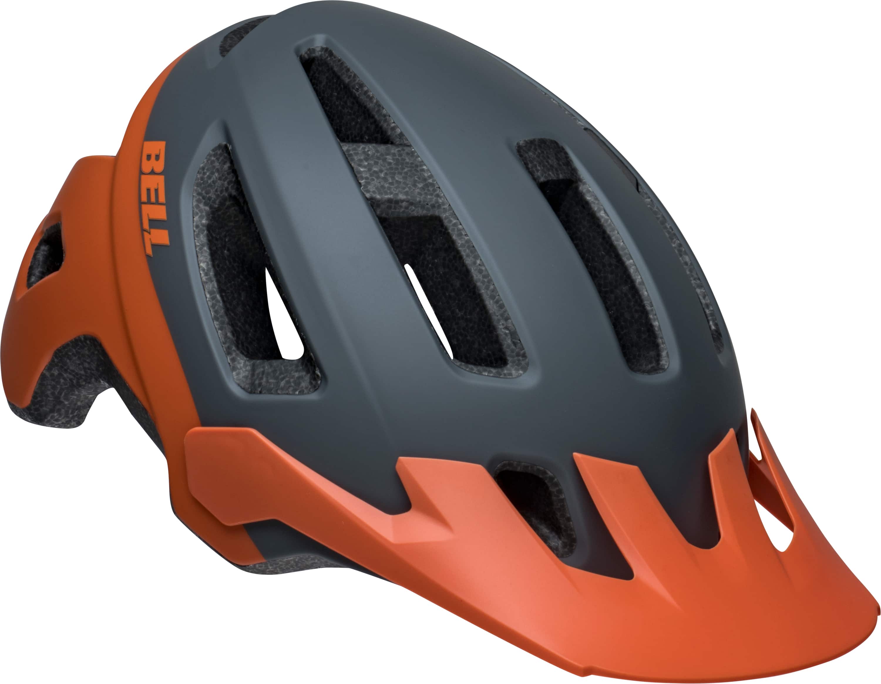 Bell - Soquel Helmet for Bike and Scooter - Youth - BATTLESHIP NARDO/BURNT ORANGE - Front_Zoom