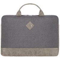Solo New York - Urban PILOT SLIM BRIEF Laptop Case for 15.6" Laptop - Gray - Front_Zoom