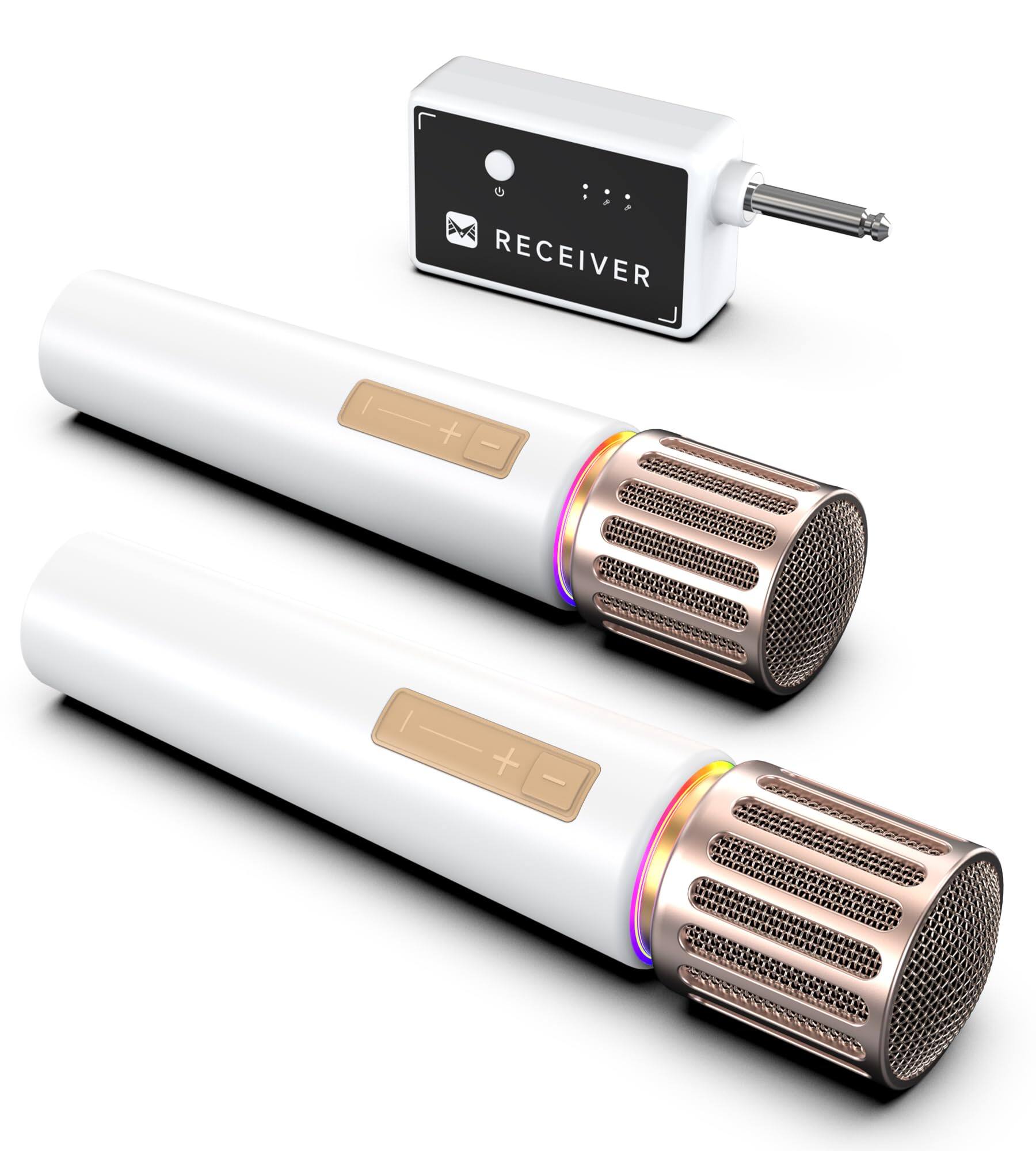 Front. Cedar Assembly - Wireless Microphones Microphone With One to one Chip Connection Controllable Led Lights 40h Duration Range Fre - Default.