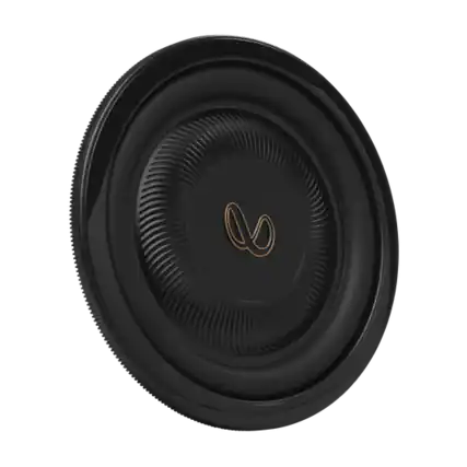 Front. Infinity - INFINITY REFERENCE 103WSL 10” Low profile Subwoofer w/SSI™ (Selectable Smart Impedance) - Black.