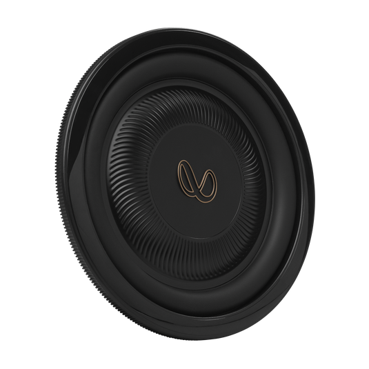 Front. Infinity - INFINITY REFERENCE 103WSL 10” Low profile Subwoofer w/SSI™ (Selectable Smart Impedance) - Black.