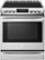 Front Zoom. LG - 6.3 Cu. Ft. Self-Cleaning Slide-In Electric Induction Smart Wi-Fi Range with ProBake Convection - Stainless steel.