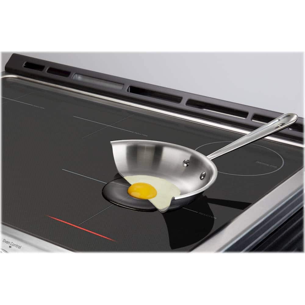 Alt View 20. LG - 6.3 Cu. Ft. Slide-In Electric Induction True Convection Range with EasyClean Range with ThinQ Technology - Stainless Steel.