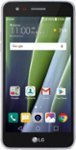 Front Zoom. Cricket Wireless - LG Risio 2 4G LTE with 16GB Memory Prepaid Cell Phone - Silver.