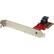 Left. StarTech.com - PCI Express x4 to SFF-8643 Adapter for PCIe NVMe U.2 SSD - Red.