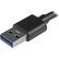 Alt View 14. StarTech.com - 3.3' USB 3.1 Adapter Cable for 2.5" and 3.5" SATA Drives - Black.