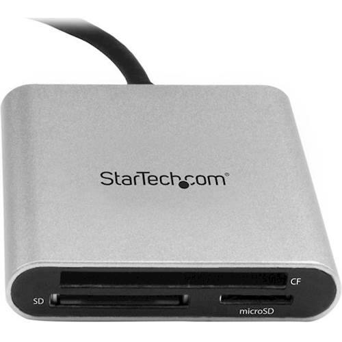 Alt View 12. StarTech.com - USB Type-C Memory Multi-Card Reader - Silver/Black.
