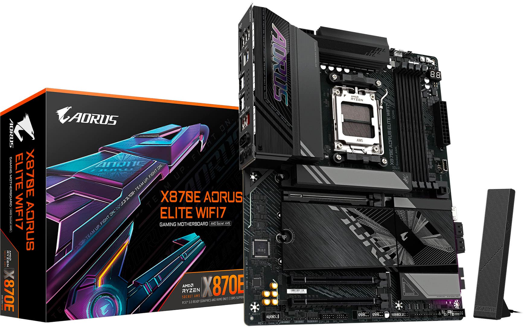 Aorus Gaming Elite X870E Motherboard AD-Sestet_AMS WIFI7 ADRUS MYZEN AMDR 2 | I X870E AORUS AORUS ON Ns FIAT agg ANDnC ON FIGHT UP TEAM UP TEAM X870E ADRUS ON ELITE WIFI7 FIGHT GAMING MOTHERBOARD AMC Sociat AMS UP TEAM UP. ENEM JIETS AMD2 X870E T0 RYZEN SOCKET AMS SUPPOR ANC NIMI I CORS PO 5.0 READY GRAPHICS AUDIO Apolotl CEIA L d IO RYZEN WIFIZ DORS ELITE AMS AORUS AMS X87BE Socket ee: s8.: USB32 8.8