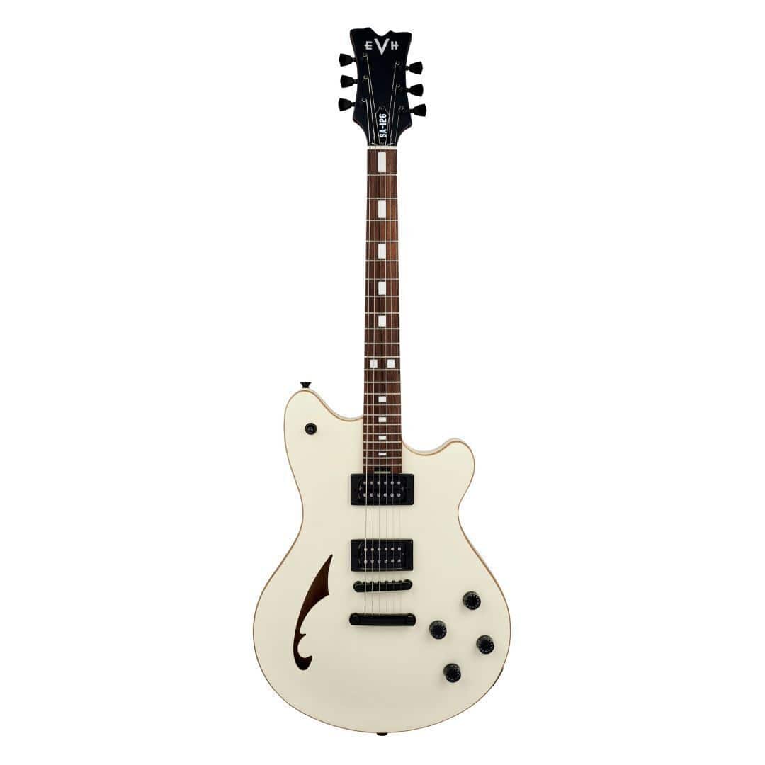 EVH - SA 126 Standard Satin Vintage White Electric Guitar with Nyatoh Body