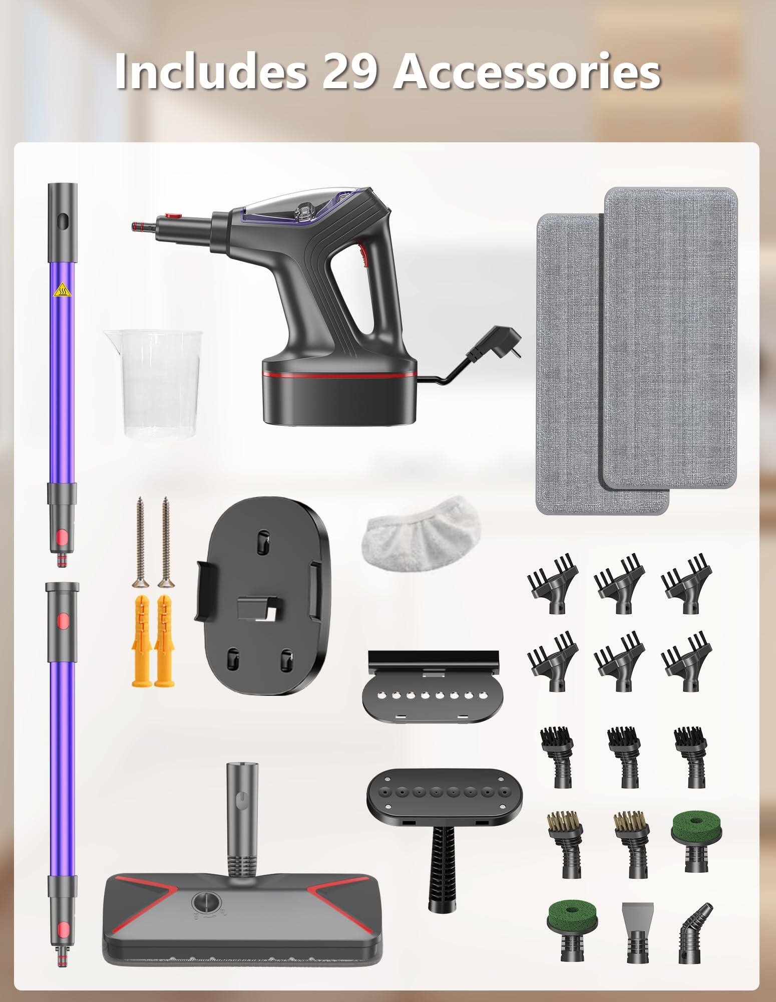 Includes 29 Accessories