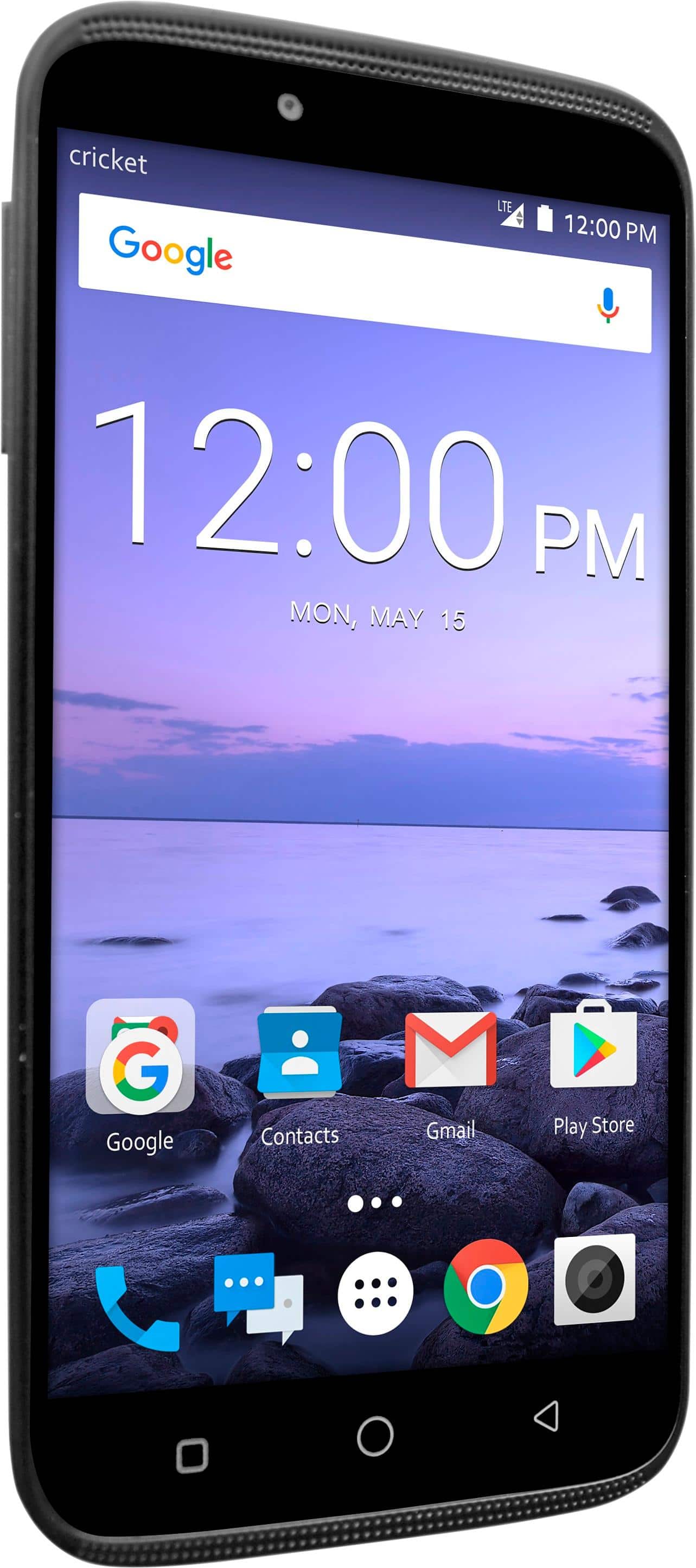 Angle. Canvas with 16GB Memory Cell Phone - Black.