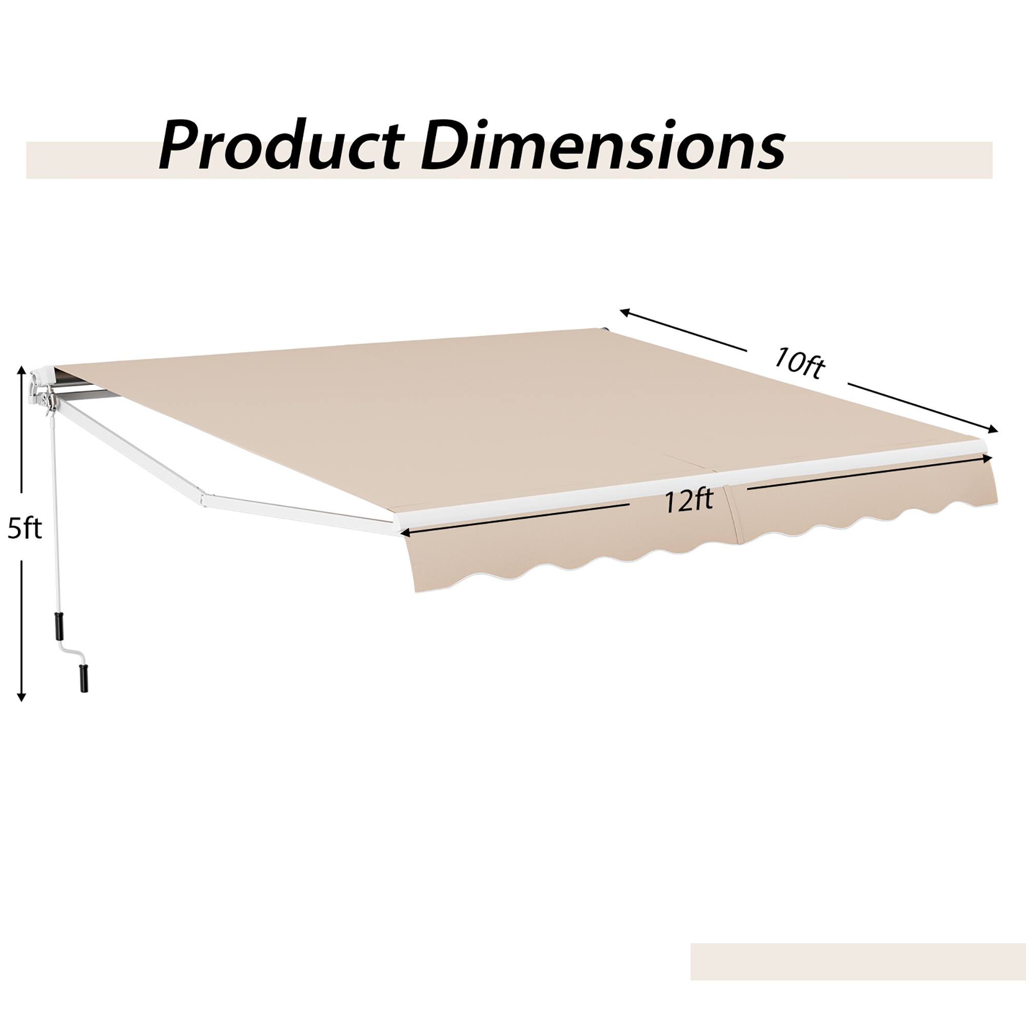 Product Dimensions: 10ft x 5ft x 12ft