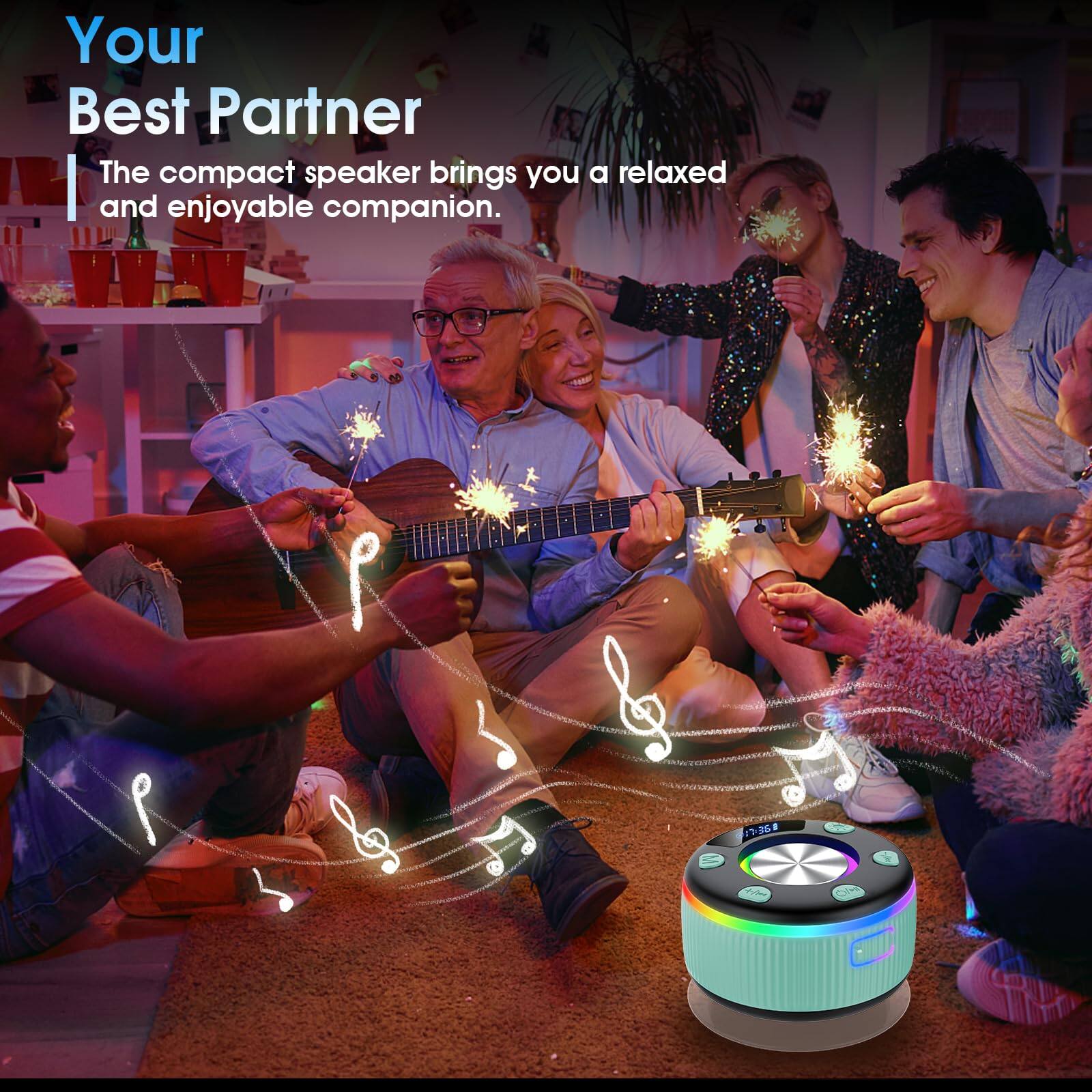 Your Best Partner  
The compact speaker brings you a relaxed and enjoyable companion.