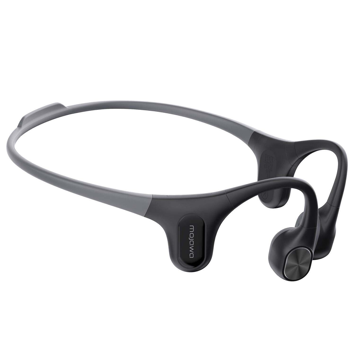 Alt View 6. Mojawa - Mojawa Run Air/mojo 2 Bluetooth Bone-conduction Waterproof Open-ear Headphones With Microphone For Running, Cycling - Black.