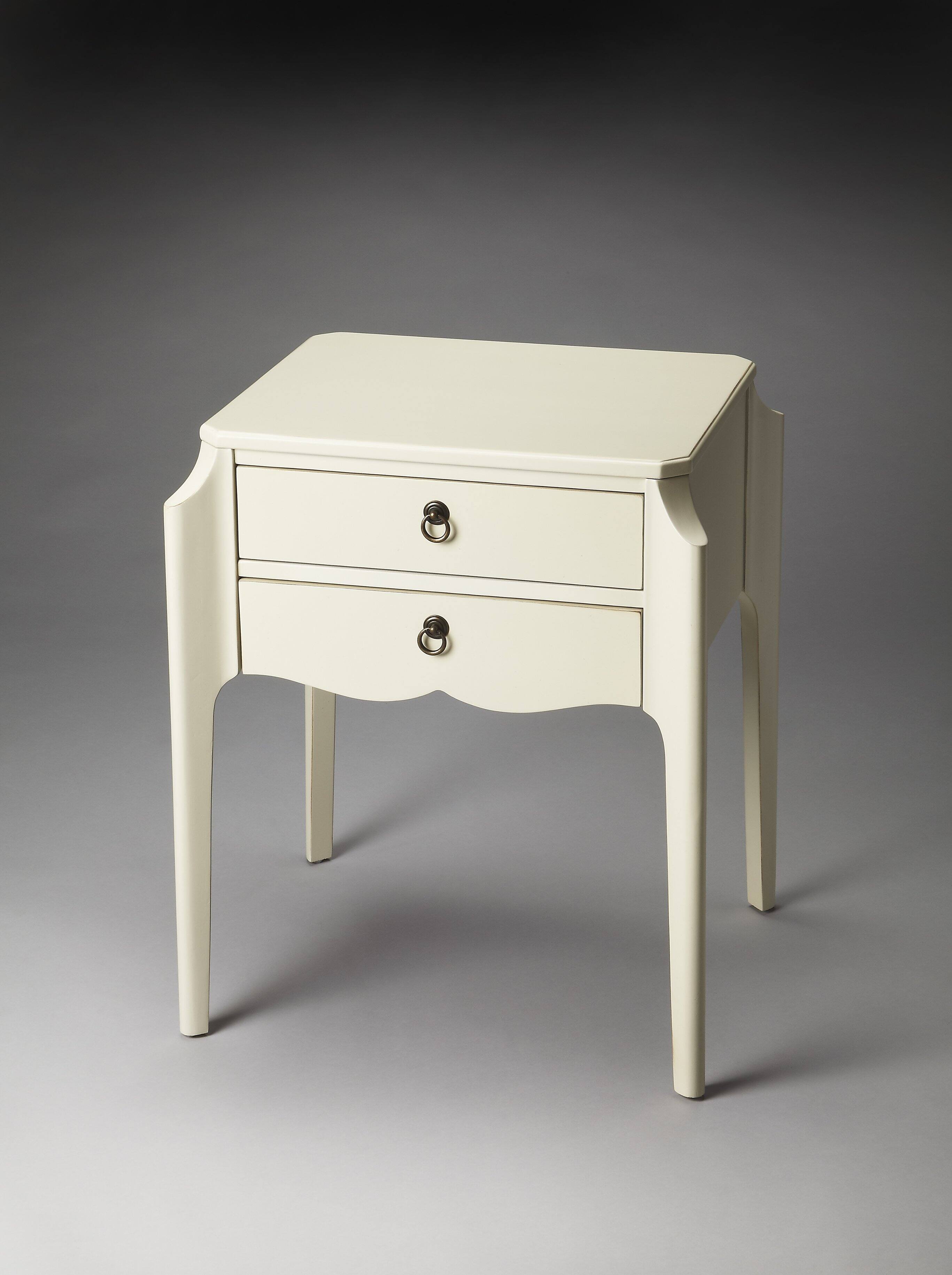 Alt View 1. Butler Specialty - Wilshire End Table - White.