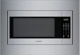 Bosch - 300 Series 2.1 Cu. Ft. Built-In Smart Microwave with Sensor Cooking - Stainless Steel